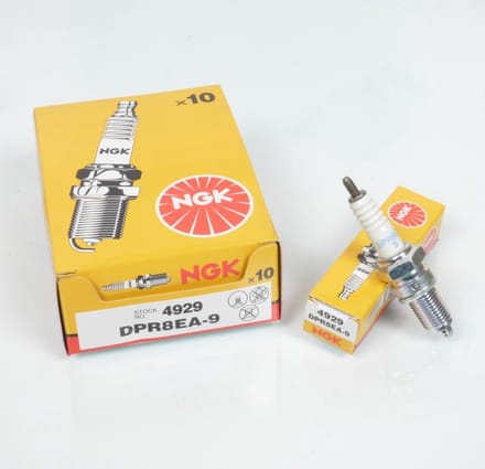 Bougie d'allumage NGK pour Scooter MBK 250 Ypr Evolis Abs 2014 à 2016 DPR8EA-9 Neuf