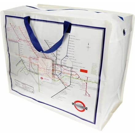 Jumbo storage bag - TfL Heritage Tube Map