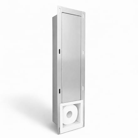 EAVY - Inbouw Toilet Rolhouder Wit - Reserverolhouder - Inbouwnis