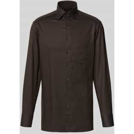 Modern fit zakelijk overhemd met kentkraag