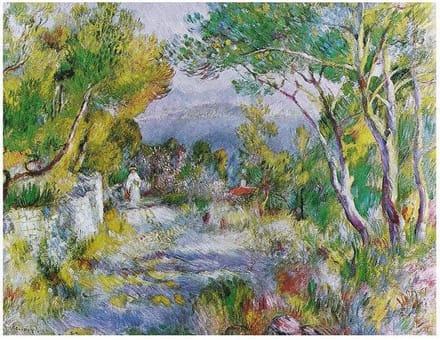 Kunstdruk Auguste Renoir - L'Estaque, 1882 70x50cm