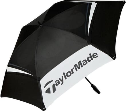 Taylormade 68 Double Canopy Tour Golfparaplu - Zwart Wit Grijs