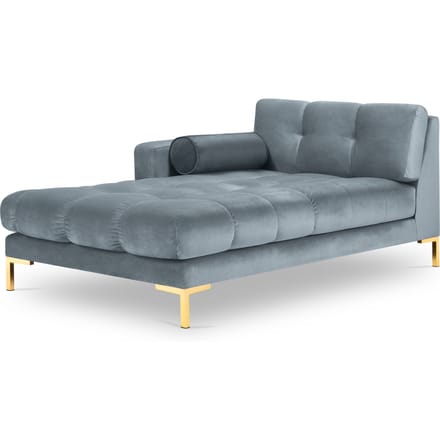 Chaise longue Bali links velvet | Cosmopolitan Design