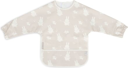 Jollein x Nijntje Slab Waterproof Met Mouw Miffy&Snuffy - Nougat