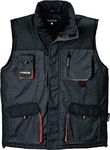 Terratrend Bodywarmer 4300 - 6310 Grijs/Oranje - M