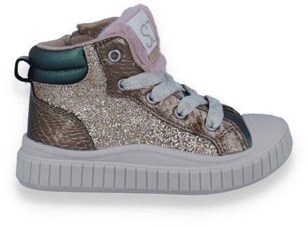 Sj Lifestyle Meisjes Sneaker Hoog | Groen | Maat: 29