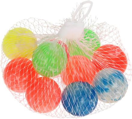 Gekleurde Stuiterballen, 10st.