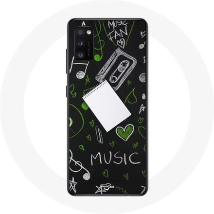 Samsung Galaxy A41 Muziek-solsleutelhoesje