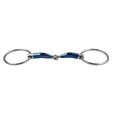 Dubbel bit voor paarden Trust Sweet Iron Loose ring locked 16