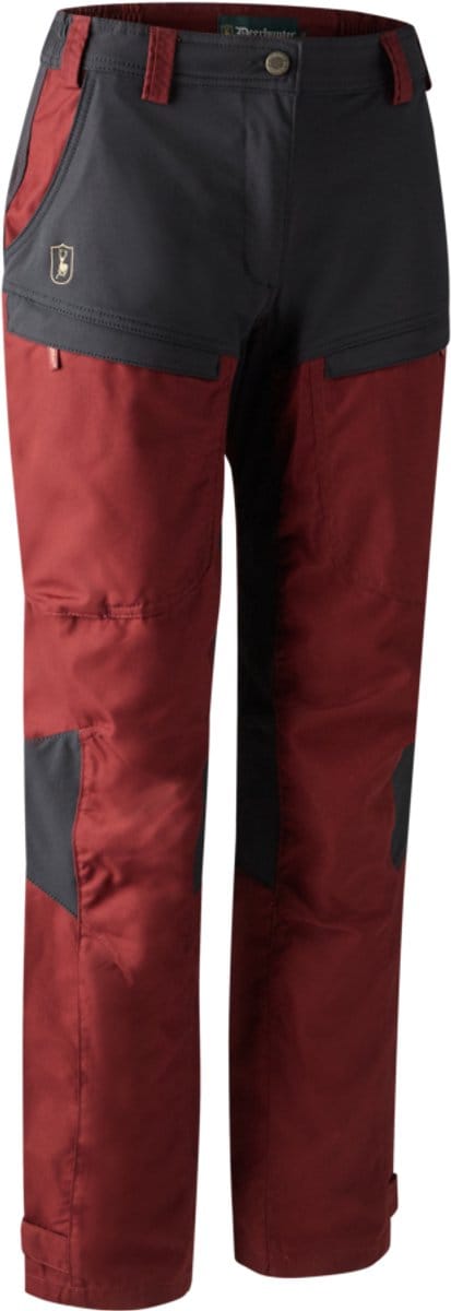 Deerhunter Lady Ann Trousers-Oxblood Red-36