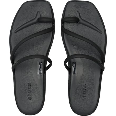 Crocs Miami Slippers en Sandalen Dames - Zwart - Maat 42-43 - Plastic