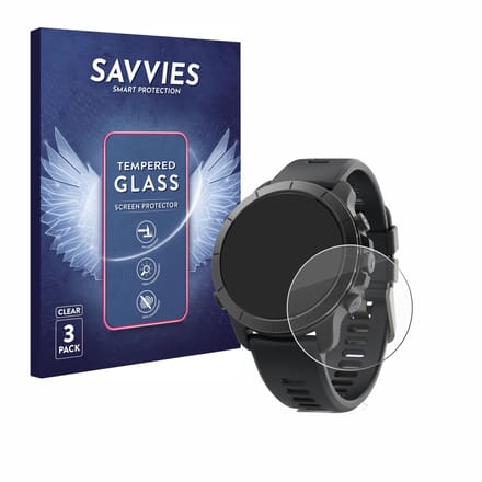 Savvies - Glas Screenprotector voor Wahoo Elemnt Rival - Gehard Beschermglas 9H 3 Stuks