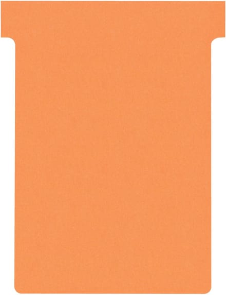 Nobo T-planbordkaarten index 3, ft 120 x 92 mm, oranje