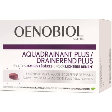 OENOBIOL Aquadrainant plus - Tegen Zware Benen - Vitamine C - Druivenpitextract - 45 Tabletten