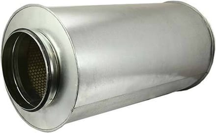 Ronde geluiddemper diameter 150 mm - lengte 900 mm (50 mm isolatie)
