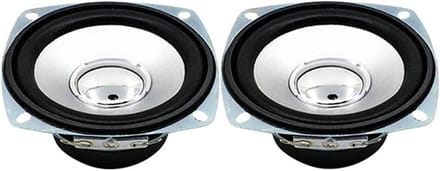 Draagbare Audio Luidspreker - Geluid Speaker Unit - Home Cinema - Full Range Geluid - 3 Inch - Zwart