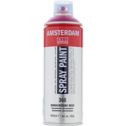 Spuitbusverf - Spraypaint - #366 - Quinacridonerose - Amsterdam - 400ml