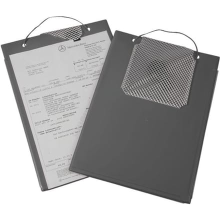 EICHNER Edge besteltas, voor DIN A4 documenten, sleutelvak, B 230 x D 5 x H 330 mm, 10 stuks, grijs