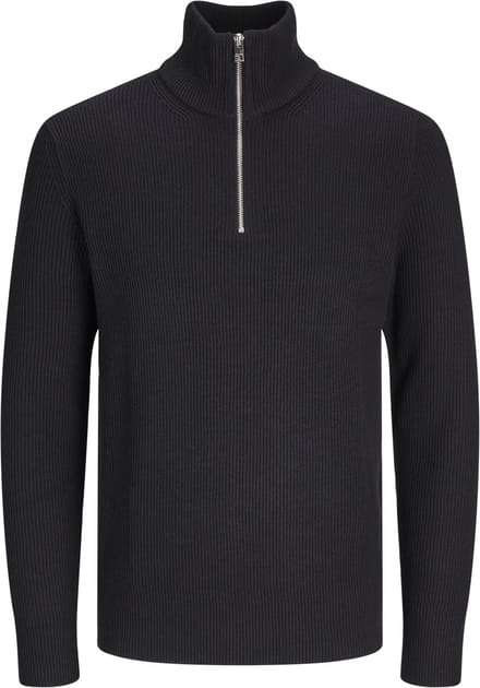 JACK&JONES PLUS JJEPERFECT KNIT HALF ZIP PLS Heren Trui - Maat EU2XL US1L