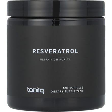Toniiq, Resveratrol, 600 mg, 180 capsules (300 mg per capsule)