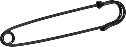 Fako Bijoux® - Sierspeld - Sjaalspeld - Vestsluiting - Vestspeld - Veiligheidsspeld - Classic - 75mm - Antraciet