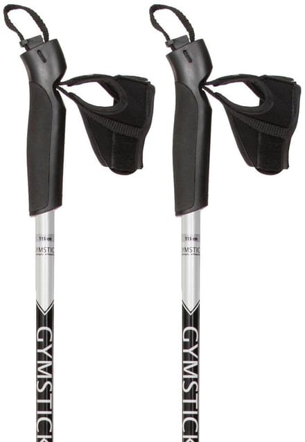 Gymstick Go Walker Stokken Zwart,Zilver 125 cm