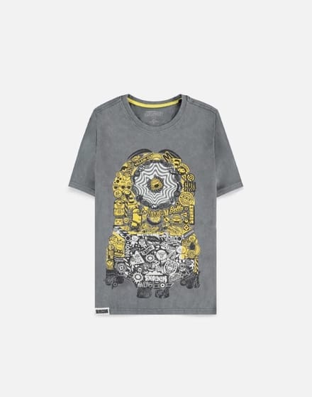 Minions Heren T-shirt - 2XL - Grijs