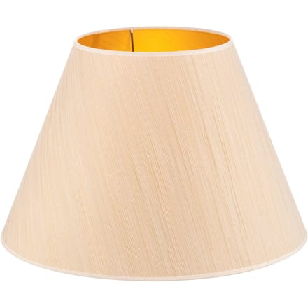 Duolla kap Sofia hoogte 31 cm, wit/goud gestreept