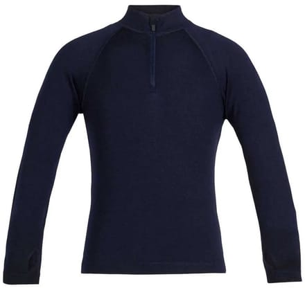 Icebreaker Merino 260 Tech Lange Mouwen Basislaag Blauw 12 Years Kinderen