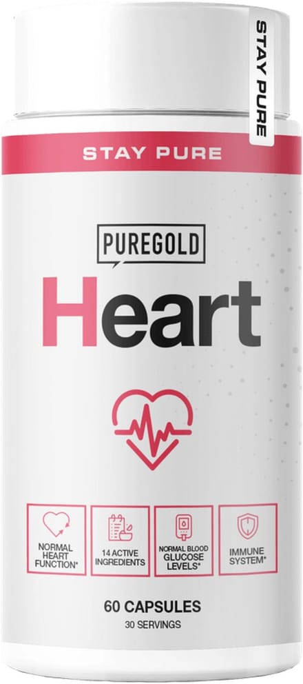 Pure Gold Heart Health Formula Capsules – Hartondersteuning – 60 Capsules