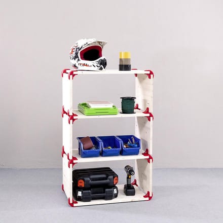 Playwood - Paneelverbinder - Meubelmontagesysteem - Rood