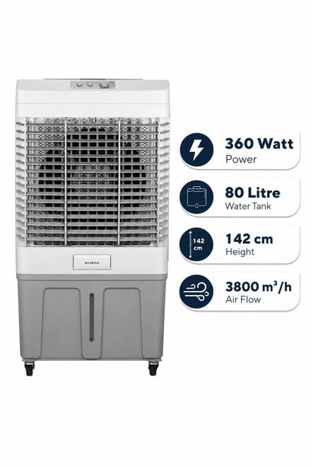 Asir - Aircooler/Luchtverkoeler - 100% ABS - 72.2 x 45.3 x 141.6 cm