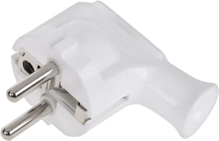 Elgotech - Haakse Stekker - Uzieming - Wt-35 - Wit