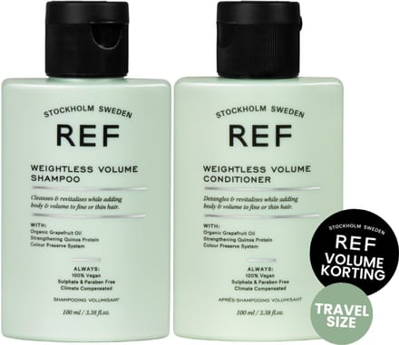REF Stockholm Weightless Volume Shampoo & Conditioner 100ML Voordeelset
