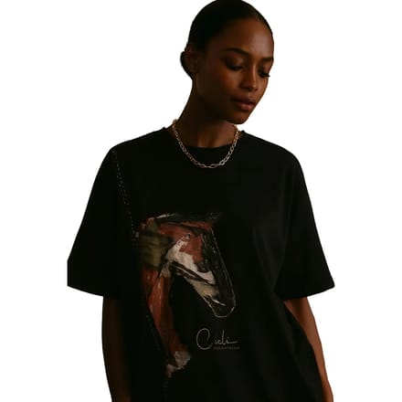 T-shirt dames Cieli Equestrian The Iyanda Horse Head
