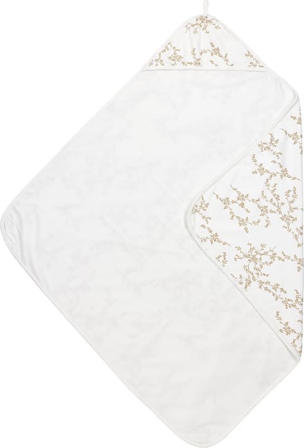 Meyco Baby Branches badcape - sand - 90x90cm