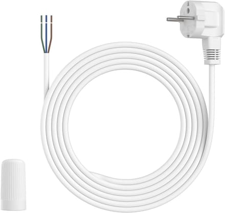 Stroomkabel Camera - Voedingskabel Adapter - Flexibele Installatie - 6 Meter Lengte - 6m - Zwart