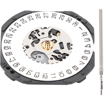 Kalender Wit Datumweergave VX32 Quartz Horlogeuurwerk Vervanging Horloge Reserveonderdelen Repareren white