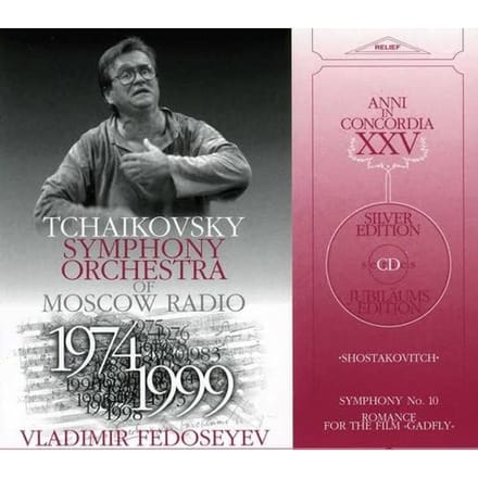 CD D. SHOSTAKOVICH; FEDOSEYEV - Symfonie nr. 10 CR991047 Holland Classical Gebruikt