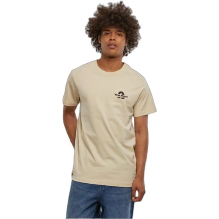 Mister Tee - Root of All Heren Tshirt - S - Creme