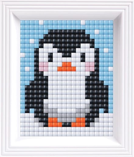 Pixelhobby XL - Complete set met Lijst - Pinguin
