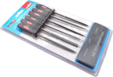Vijlen Set - Precisie Bestanden - Metaal Bewerken - Zachte Handgreep - 6 Stuks - Multicolor