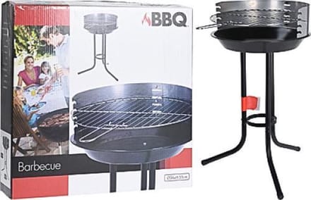 Barbecue 36x55 cm Rood/Zwart