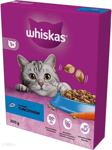 3x Whiskas Adult 1+ Tonijn 300g