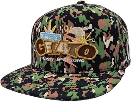 Lauren Rose - Tasty Gelato 420 - Chocalate Camo - One Size - Snapback - Hat