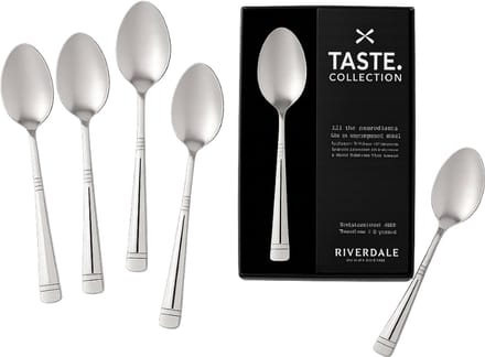 Riverdale - Theelepel - Pure - 6 stuks - 17 cm
