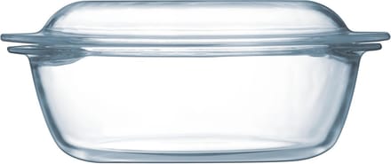 Pyrex - Essentials Schaal Rechthoek met Deksel 6,5 liter - Transparant