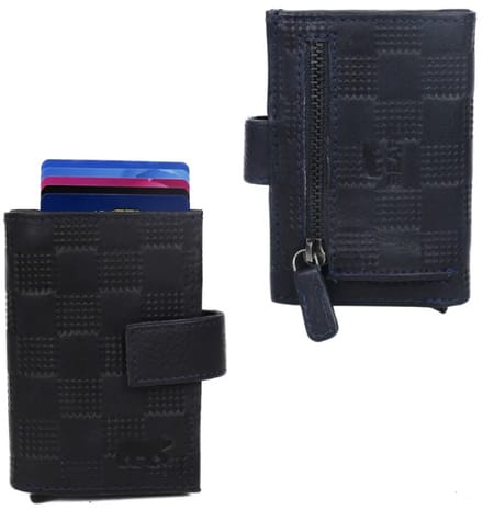 Bear Design Lederen Creditcardhouder / Pasjeshouder / Portemonnee Elsie block/black