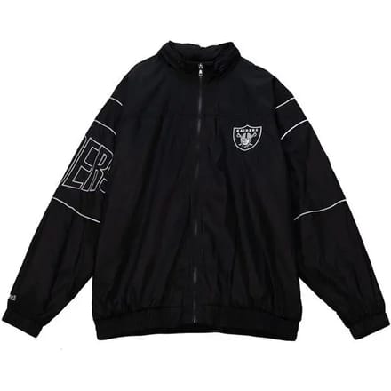 Track suit jas Mitchell & Ness NFL Los Angeles Raiders Sideline Jacket 1992
