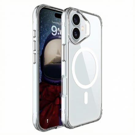 imoshion Hoesje - Geschikt voor iPhone 16 - geschikt voor MagSafe case - Transparant